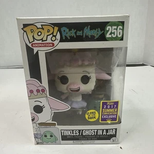 Funko POP! Animation Rick and Morty Tinkles & Ghost in a Jar #256 DAMAGED BOX - Picture 1 of 8