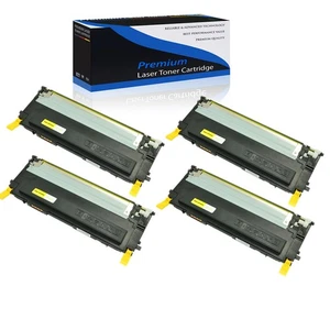 4PK Yellow CLT-M409Y Toner for Samsung CLX-3175 CLX-3175n CLX-3170n CLP-310n - Picture 1 of 24