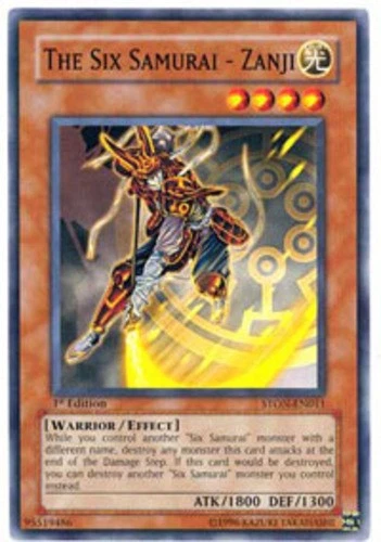 The Six Samurai - Zanji - STON-EN011 - Common - Unlimited Edition - Damaged - Image 1 of 1