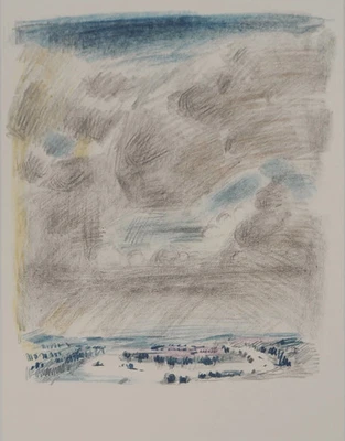 André MASSON: La ducha - Litografía Foto 1 de 4