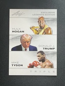 Hogan / Trump / Tyson 2024 Leaf Exclusive Legends Edition Trio RC 10 count lot  - Picture 1 of 1
