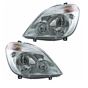 For 07-13 Sprinter 2500/3500 Halogen Headlight Headlamp Light with Bulb PAIR SET - Picture 1 of 5