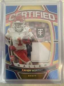 Xavier Worthy Certified Baller /149 2024 Panini Totally Certified #CB-XWY - Picture 1 of 7