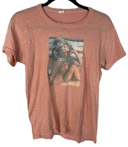 Vintage Pink Farrah Fawcett T Shirt Size L Images Deluxe - Bild 1 von 4