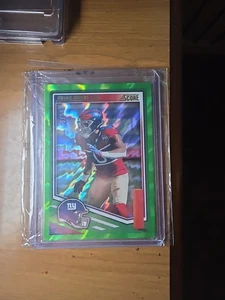 2024-25 Score Football Brian Burns Green Shock 18 Of 99 Psa 10 Contender - Bild 1 von 3