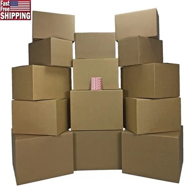 ValueSupplies Moving Kit 14 Boxes Labels Perfect Studio Apartment Relocation New - Image 1 of 4