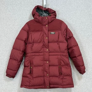LL Bean Mountain Classic Down Parka Size S Pet DownTek Hooded Winter Coat Warm - Picture 1 of 19