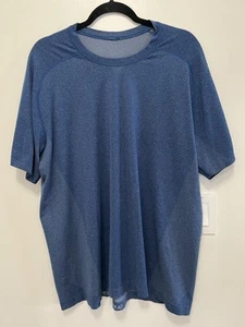 Lululemon Shirt Herren 2XL Blau Athletic Performance Tee Gym Laufen Training - Bild 1 von 5