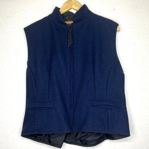 Schaefer Outfitter Damen Wollmischung Weste Größe Large Marineblau USA Stil 905 - Bild 1 von 10