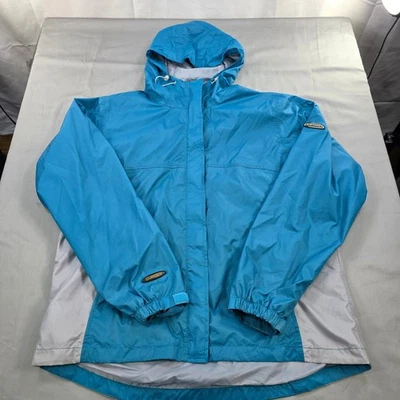 Chaqueta de Lluvia Stearns DryWear Con Capucha Ligera Azul Gris X-Grande Foto 1 de 4
