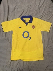 Nike Arsenal 2003/2004 Away Shirt Yellow Size Large - Picture 1 of 2