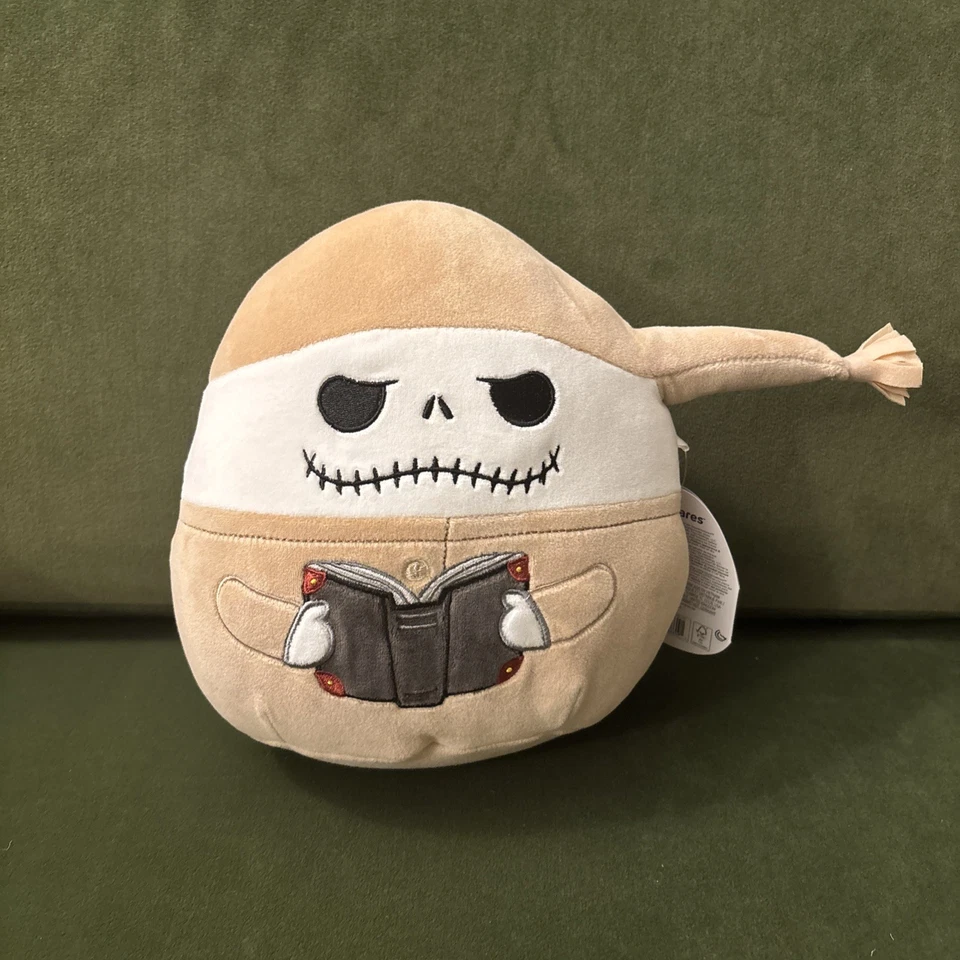 NEW Squishmallows Disney Nightmare Before Christmas 8” JACK Skellington Pajamas - Image 1 of 4