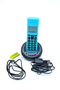 Alcatel – E160 DECT Telefon blau mit Anrufblocker, großes Display, Klingeltöne - Bild 1 von 5