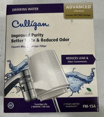 200 Gallon White Potable Water Filter For Culligan Fm 15A Faucet System - Image 1 of 3