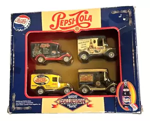 Camión de reparto Pepsi-Cola vintage réplica personalizada de fundición a presión Golden Wheel paquete de 4 - Imagen 1 de 7