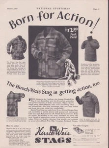 1929 Hirsch-Weis Mfg Portland O Cervi Otto Tasche Gioco Plaid Legno Cruiser - Foto 1 di 1