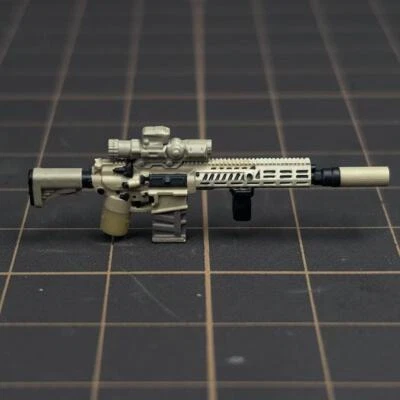 Conjunto de armas MinifigArsenal SWAT SIG-M8 M250 arma personalizável para minifiguras  - Imagem 1 de 4