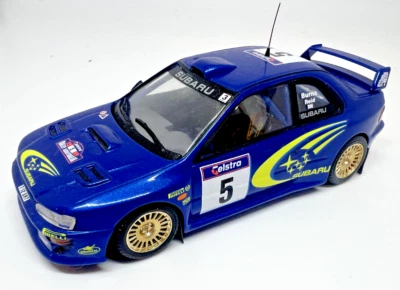 Richard Burns #5 Subaru Impreza WRC Rally Australia 1999 1/43 Prodrive Trofeu - Image 1 of 4