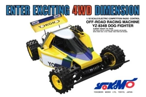 YOKOMO YZ-834B FIRST GENERATION DOG FIGHTER REPRODUCTION 4WD OFF-ROAD CAR - Picture 1 of 8