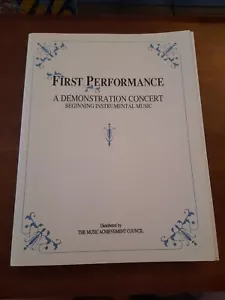 First Performance: A Demonstration Concert: Beginning Instrumental Music - Picture 1 of 6