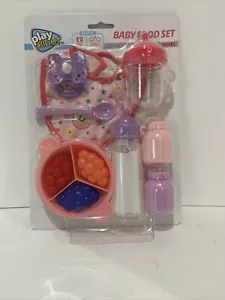 Play Right Baby Food Set 11 Piece Set Ages 2+ Promotes Pretend Play - Picture 1 of 1