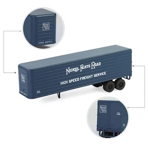 Evemodel Trailers HO Scale 1:87 Model Trailer for Railway Tractor (Pack of 1) - Picture 1 of 15