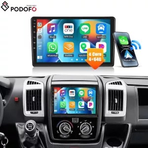 4+64GB Android13 Autoradio Carplay Für Fiat Ducato Peugeot Boxer Citroen Jumper - Bild 1 von 17