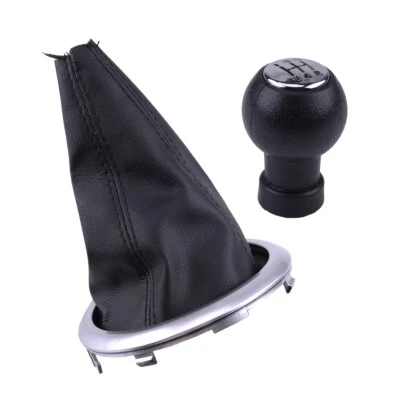 5 Speed Gear Stick Shifter Knob with Gaiter Boot Fit For Suzuki Swift SX4 05-10 - image 1 of 4