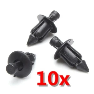 10x RIVETTI CLIP SCATTO PLASTICA 6MM CARENE PER HONDA YAMAHA SUZUKI KAWASAKI - Picture 1 of 9