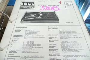 Service Manual für ITT/Schaub-Lorenz Stereo 7100 , ORIGINAL - Bild 1 von 1