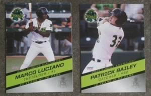 2021 Eugene Emeralds Complete Team Set - MARCO LUCIANO & PATRICK BAILEY (RC) - Picture 1 of 3