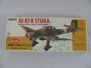 Guillow's Balsa Wood German Junkers JU87B Stuka Flying Model Airplane Kit #1002 - Picture 1 of 18