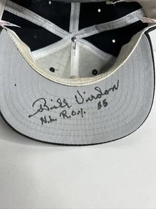 Bill Virdon N.L. R.O.Y. 55 handsignierte Vintage Piraten Druckknopflasche Mütze - Bild 1 von 9