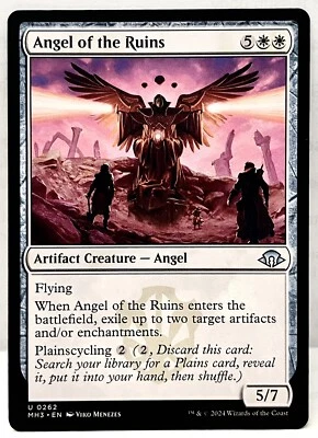 MTG - Angel of the Ruins - #262-Modern Horizons 3-Regular-NM - Image 1 of 2