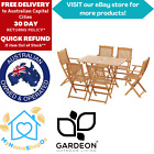 Gardeon 7-piece Indoor & Outdoor Dining Set Foldable Acacia Wood Frame