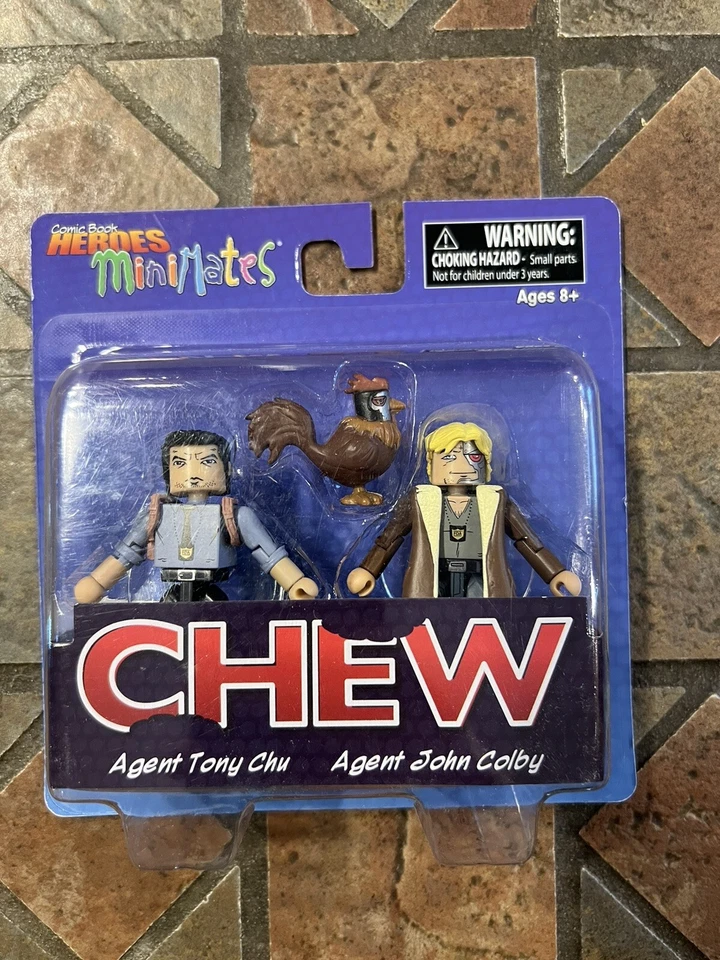 Cómic Héroes Minimates AGENTE TONY CHU & AGENTE JOHN COLBY TRU Exclusivo Foto 1 de 1