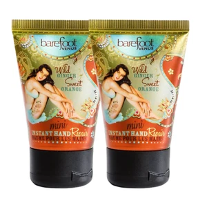 Mini crema de manos Barefoot Venus Wild Ginger & Sweet Orange 1 onza (paquete de 2) - Imagen 1 de 8
