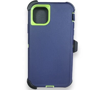 Case For iPhone 11 Pro Max 6.5Inch Screen Phone Blue Hard Shell Pant Clip Cover - Image 1 of 4