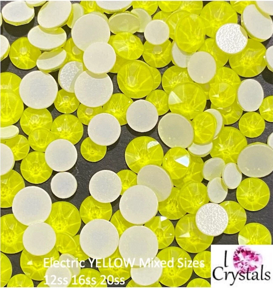 144 Swarovski Ss12 Light Colorado Topaz Shimmer (no Hotfix) Flat Back Rhinestone