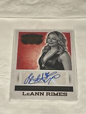 2014 Panini Country Music Authentic Signatures /453 Leann Rimes #S-LR Auto 0p5n