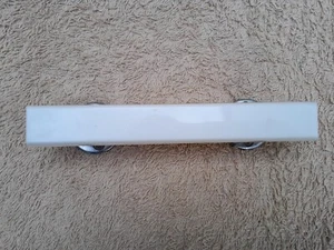RETRO VINTAGE DOOR HANDLE 1960s white plastic/Bakelite/resin? 6" in length VGC - Picture 1 of 4