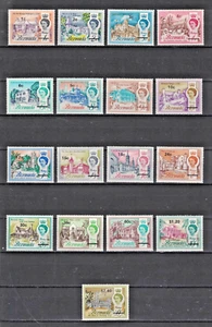 BERMUDA:1970 SC#238-54 MNH Buildings AP1503 - Picture 1 of 2