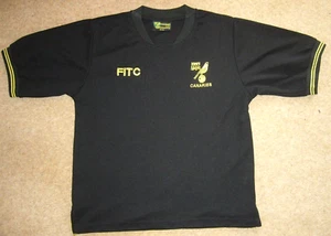 bundle 3 Norwich City football black FITC training shirt boy 10-12 years - Picture 1 of 3