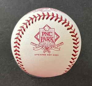 Rawlings 2001 PNC PARK INAUGURAL GAME BASEBALL - Pittsburgh Pirates - Picture 1 of 8