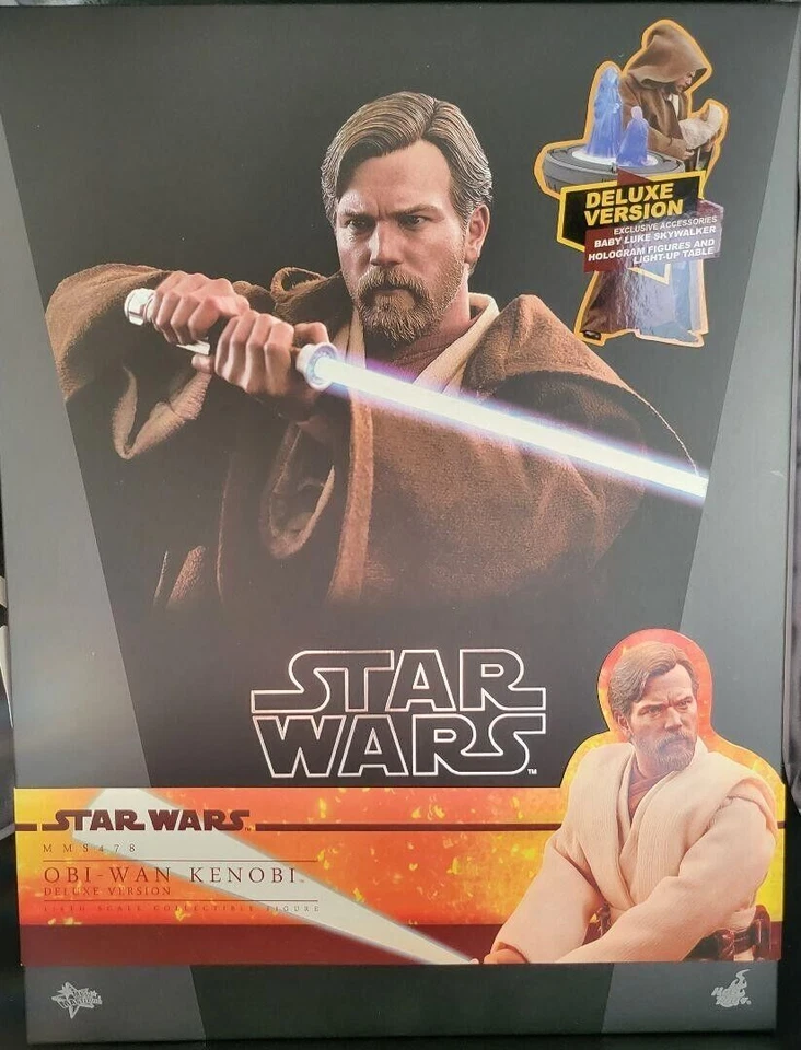 Hot Toys Star Wars III Revenge of The Sith Obi-Wan Kenobi (Deluxe Version) Action Figure