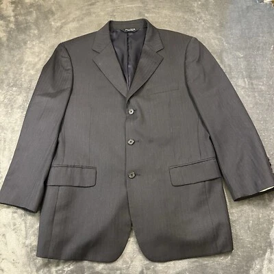 Chaqueta Blazer Jos A Bank Para Hombre 40 S Abrigo Gris Oscuro Preppy 100% Lana Trabajo Formal Foto 1 de 4
