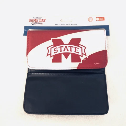 Mississippi State Bulldogs Football Women’s Tri Fold Wallet Change purse Gameday Cover