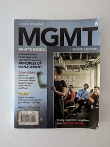 MGMT 6 STUDENT EDITION - CHUCK WILLIAMS - Principles of Management - Bild 1 von 2