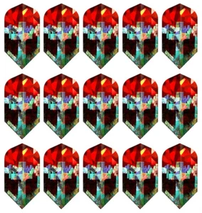 5 Sets Winmau 3D Metallic Slim Dart Flights – Ships w/ Tracking - Cemetary - Picture 1 of 1