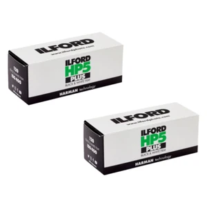 FRESH 2 rollos ILFORD HP5 PLUS 400 blanco y negro 120 película de formato medio 03/2027 - Imagen 1 de 5